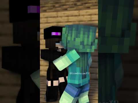 Minecraft Mega Despair Zombie Girl - minecraft animation #shorts