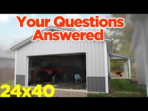 24x40 Pole Barn Build Questions & Details: Cost, Construction, Posts, Concrete Etc.