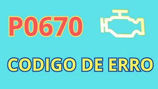 Interpretação p0670 Volkswagen