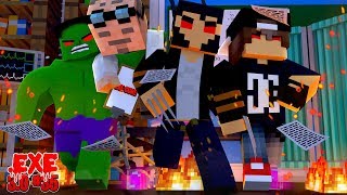 Minecraft .EXE 3.0 #35 - THE .EXE SUPER-VILLAINS KIDNAP THE CURE DOCTOR!!