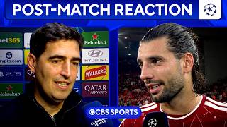 Iraola & Szoboszlai discuss Liverpool's 2-1 WIN against Atlético Madrid