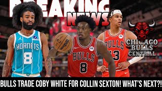 BREAKING NEWS : Bulls Trade Coby White for Collin Sexton & 3 2nd Rd Picks! What’s Next?! 🐂🔥