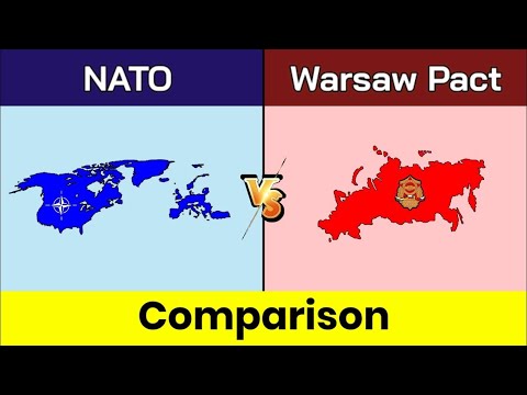 NATO vs Warsaw Pact | Full Military & Power Comparison | Cold War Alliances