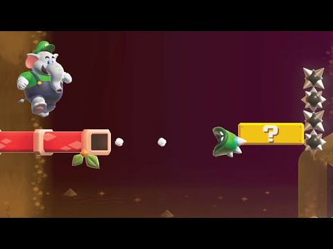 The Sharp Trial: Launch to Victory! All Purple Coins, Wonder Seeds 100% Walkthrough! *Mario Wonder*