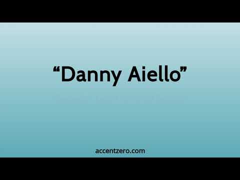 Pronounce "Danny Aiello" - South Korean accent vs. native U.S.