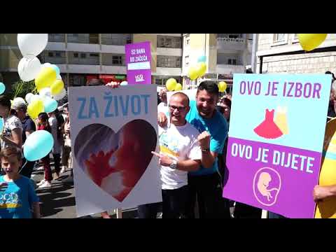 Najava Hoda za život u Imotskom, 21.5.2022.