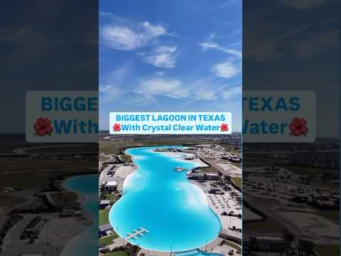 BIGGEST LAGOON IN TEXAS WITH CRYSTAL CLEAR WATER!🏖️
