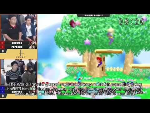 Aerial Samus near Sector Z below Veteran Venom | Melee