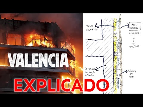 Edificio INCENDIADO en VALENCIA (►Arquitecto LO EXPLICA)
