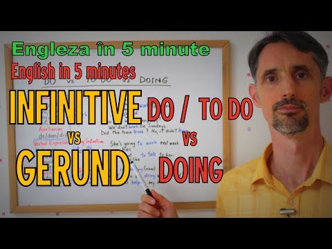 Lectii Gramatica Engleza - INFINITIVE vs GERUND (DO/TO DO vs DOING) - English Grammar Lessons
