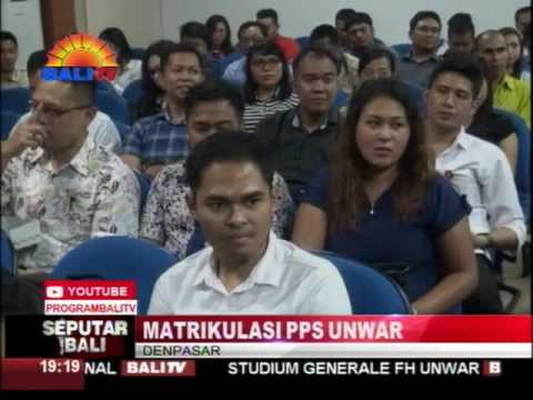 PENGENALAN INSTITUSI DAN MATRIKULASI PPS UNWAR TAHUN 2016