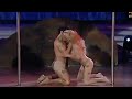 Pole Dance By Couple Very Hot At Stage