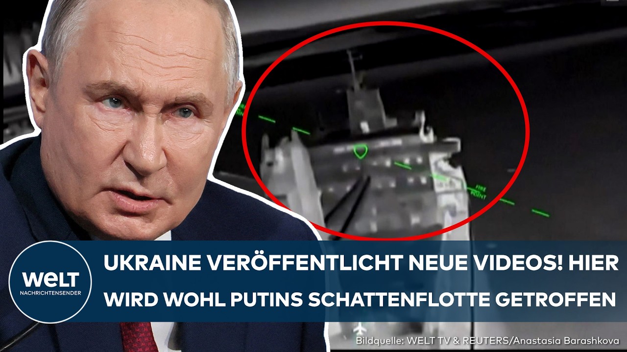 UKRAINE-KRIEG: Attacke im Asowschen Meer! Kiew zerstört wohl Schiffe von Putins Schattenflotte