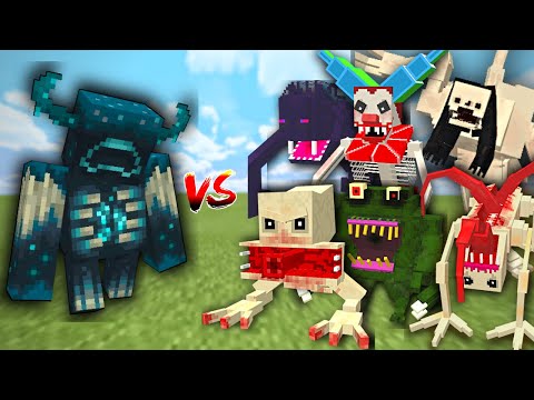 Alpha Wise - WARDEN vs SCARY MOBS in Minecraft Mob Battle