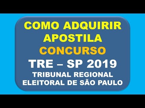 Baixar Apostila Concurso - Tribunal Regional Eleitoral de São Paulo 2019 - TRE SP - Estágio