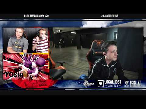 Elite Smash Friday #20 - JFK (Yoshi, Ryu, WFT) Vs. SKS|Miiself (Fox) - Losers Quarterfinals