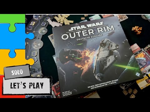 #Let's Play - Star Wars: Outer Rim SOLO (Asmodee 2019) | Han Solo vs Lando Calrissian