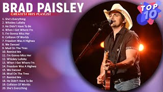 Brad Paisley Greatest Hits 💚 Brad Paisley Greatest Hits 💚 Whiskey Lullaby