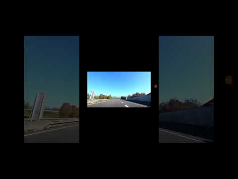 Immersion sur l'autoroute A43 Bourgoin direction Chambéry en France