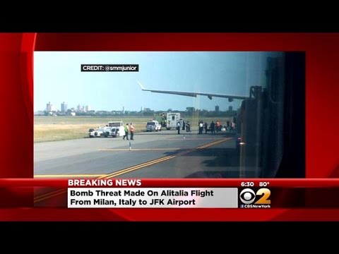 Bomb Threat Prompts Search of Alitalia Flight At JFK