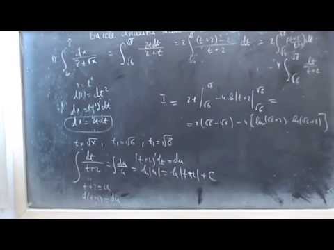 Lectia BAM 47 - Schimbarea de variabile - Functii irationale