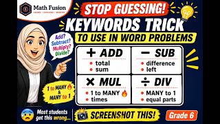 Stop guessing in word problems — use THESE keywords instead ⚡