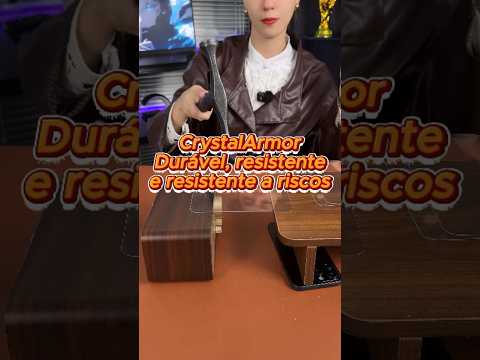 Chega de usar películas frágeis, você precisa de CrystalArmor!