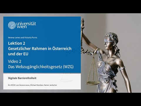 Das Webzugänglichkeitsgesetz (WZG) | iMooX.at