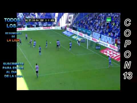 GOLAZO DE ADURIZ ESPANYOL ATHLETIC 3-3 16/09/2012