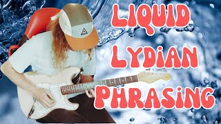 Video thumbnail for LIQUID Lydian Phrasing by Sam Bell Guitar