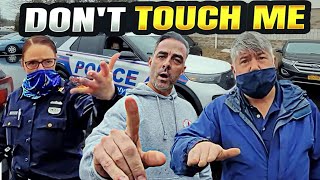 DONT TOUCH ME! 1st Amendment Audit FAIL! COPs GETS PHYSICAL!