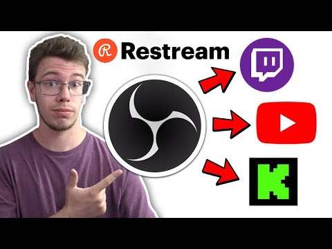 How to Multi Stream with OBS Studio and Restream