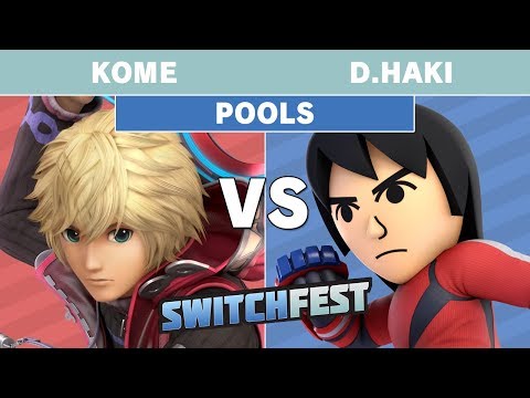 Switchfest 2019 - Kome (Shulk) Vs EMP | D.Haki (Brawler) Winners Pools - Smash Ultimate