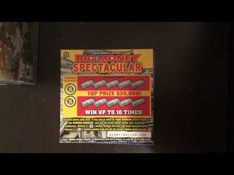 NJ SCRATCH OFF - $100 Mayhem, Big Money Spectacular.