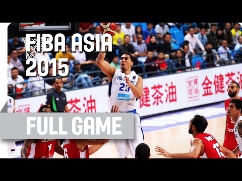 Philippines v Lebanon - Quarter-Final - Full Game - 2015 FIBA Asia Championship
