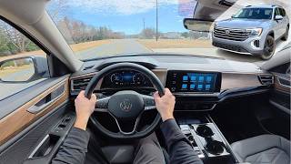 2026 Volkswagen Atlas SE: POV Drive, Walkaround and ASMR