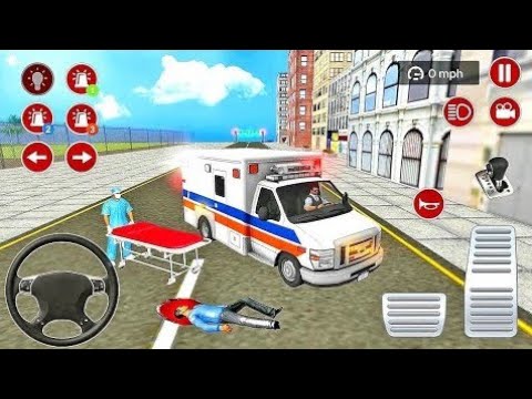 Ambulance Simulation 2021-#3 Car Driving New Games-Android Gamesplay