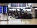 12th Mar 2011 After The Day Earthquake At Narita Airport No 2 Terminal Departure Lobby