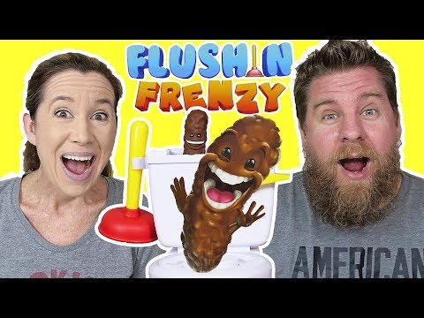 Flushin' Frenzie Game - Plunge The Toilet And Catch The Doody