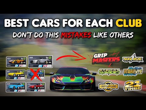 CarX Street Best Cars For All 17 Clubs | Guide & Tips
