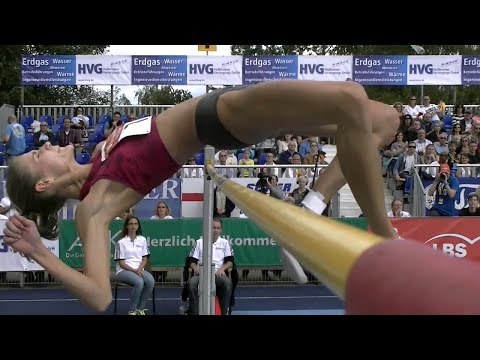 Airinė Palšytė gewinnt das Frauen Springen in Eberstadt Highlights 2014 08 24 198cm =NR