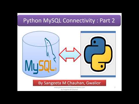 Part 2 Python MySQL Connectivity : [INSERT | UPDATE | DELETE RECORDS, EXCEPTION HANDLING ]