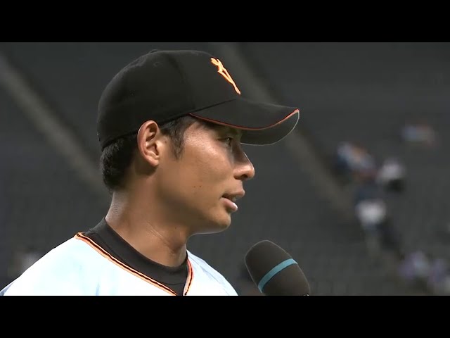 ジャイアンツ・堂上選手ヒーローインタビュー 2015/6/11 F-G