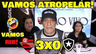 VAMOS RIR! REAÇÕES DOS BOTAFOGUENSES | FLAMENGO 3x0 BOTAFOGO BRASILEIRÃO.