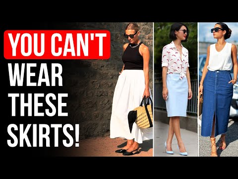 How To Look Elegant By Avoiding These 6 Summer Skirts After 50.