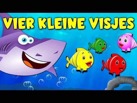 Vier kleine visjes - Liedjes voor peuters en kleuters