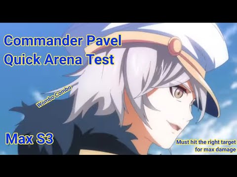 Epic Seven - Commander Pavel Quick Test Arena - Wombo Combo Experiment