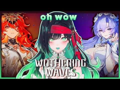 NIKKE Player Reacts to ALL Resonator Showcases…So Far | With Eyetracker!【WUTHERING WAVES】