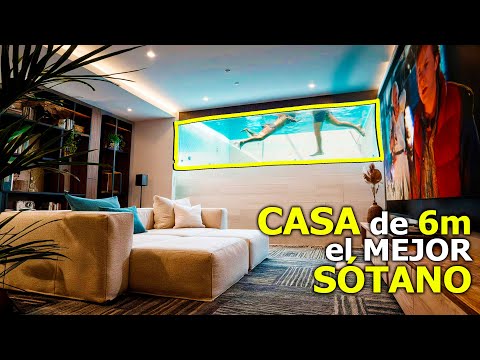 Video del proyecto Two-story house plans with a 6x18m basement