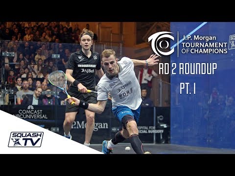 Squash: Tournament of Champions 2018 - Men's Rd 2 Roundup [Pt.1]